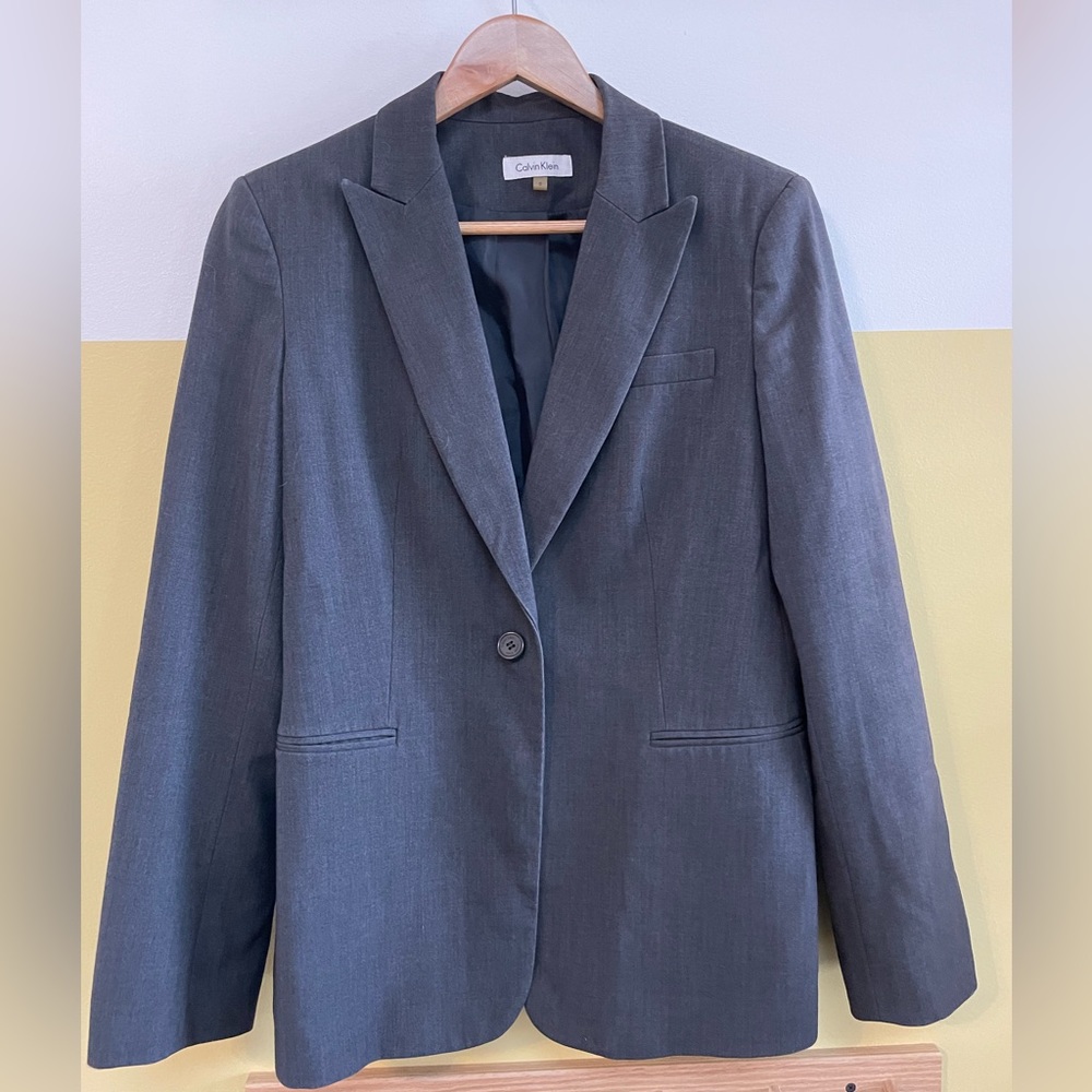 Calvin Klein Womens 8 Blazer